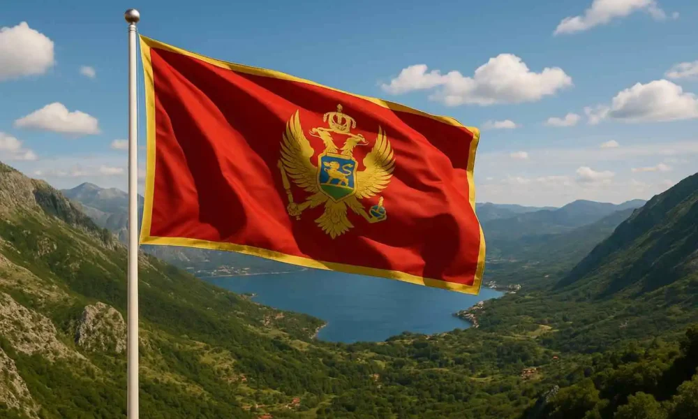 Drapeau du Montén-word