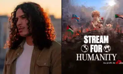 Hatik et l'affiche de Stream for Humanity