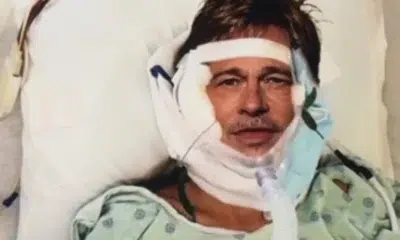 Brad Pitt à l'hôpital. Image non contractuelle.