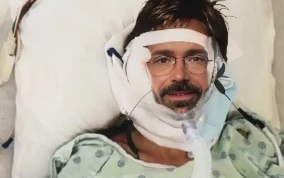 Pierre Chabrier à l'hôpital. Image générée par IA.