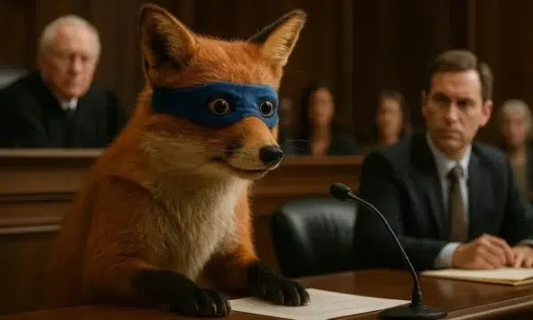 Chipeur le renard au tribunal