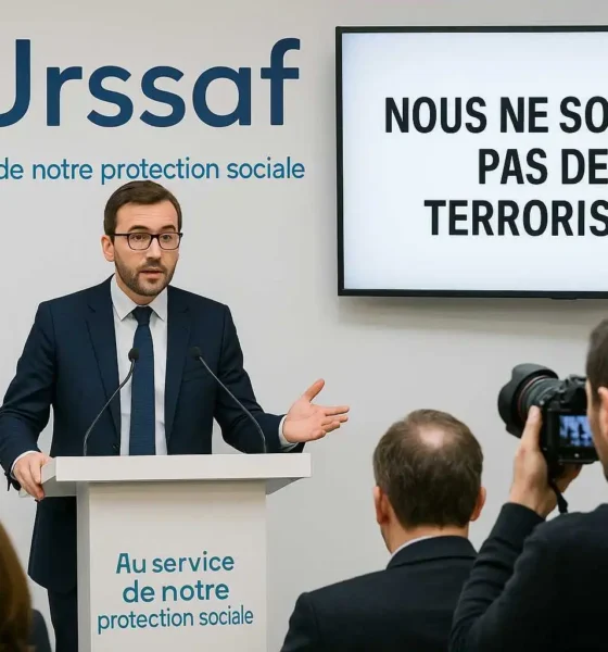 Conférence de presse de l'Urssaf suite au sondage